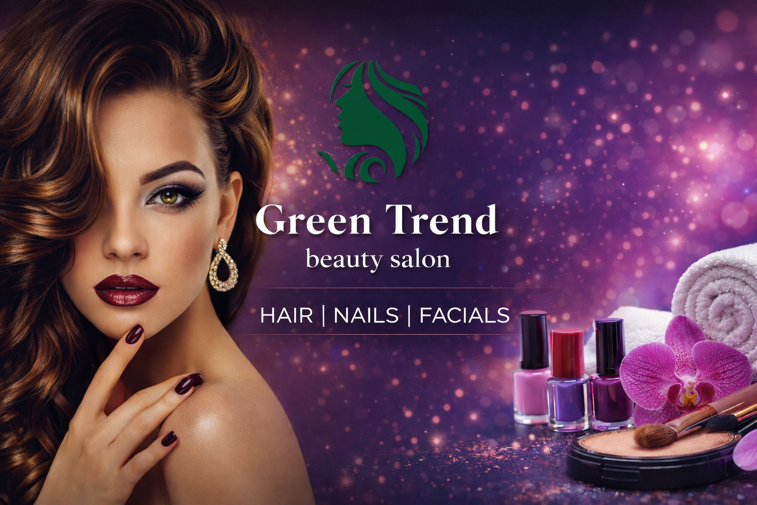 Luxury salon interior